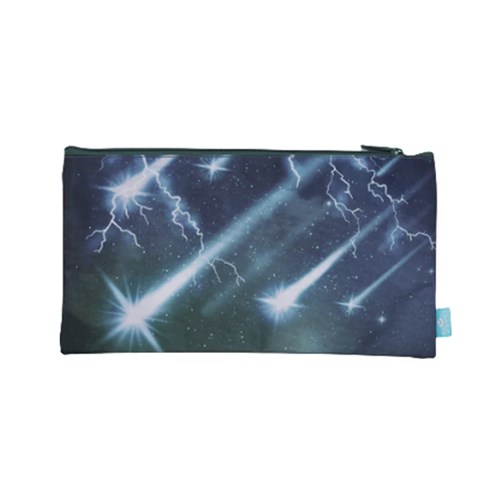 SPE-PLC-RMET - SPENCIL PENCIL CASE RECTANGLE FABRIC 34x17cm Meteor Trucks(1)